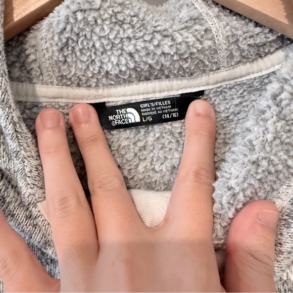 North Face Crescent Hoodie & L.L.Bean Mockneck Girls Large 14/16 Cozy Bundle - Picture 6 of 16